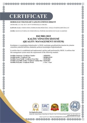 ISO 9001-2015 KALİTE YÖNETİM SİSTEMİ